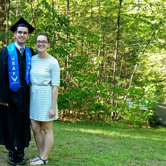 Potter's Pot Dresses & Skirts - Striped drawstring dress